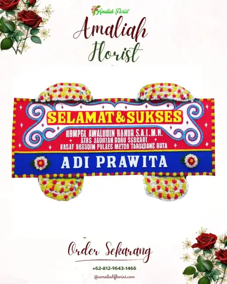 Papan Bunga Ucapan Selamat Lunyuk